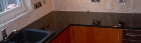 Doğal Granit mutfak tezgahı. Granit estetik ve görsel bir üründür.