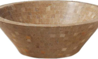 ALT-10 Traverten Mozaik Tipi Banyo Lavabosu / (Ölçüler:42*15 cm)